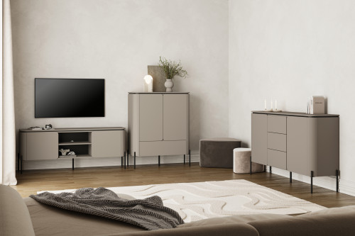 Комод на 2 двери и 3 ящика Helvetia BELLO 24COOB26 (конго)