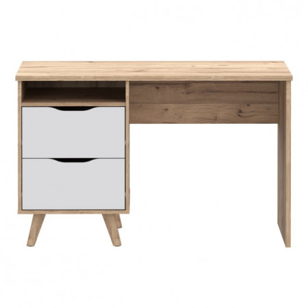 Стол письменный Forte VANKKA VNKB121 (дуб/белый)