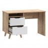 Стол письменный Forte VANKKA VNKB121 (дуб/белый)