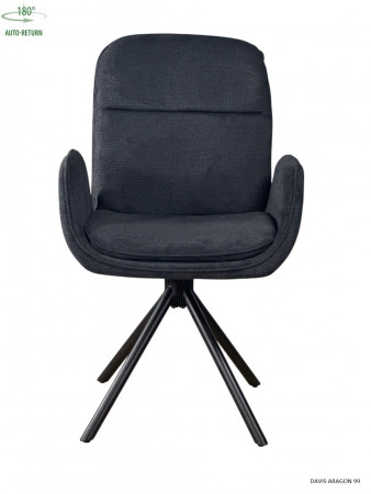 Стул обеденный с автоповоротом INES Perfect (черный)