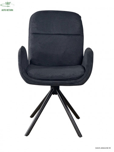 Стул обеденный с автоповоротом INES Perfect (черный)