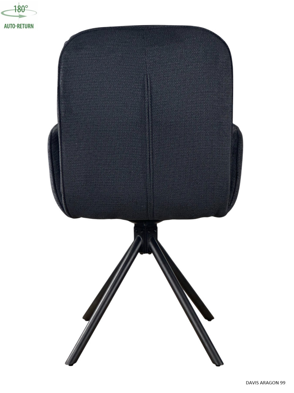 Стул обеденный с автоповоротом INES Perfect (черный)