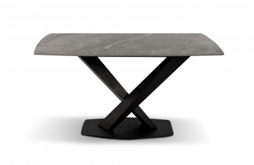 Стол обеденный BIO- Grace Бинго, Армани грей (140х80 см) 