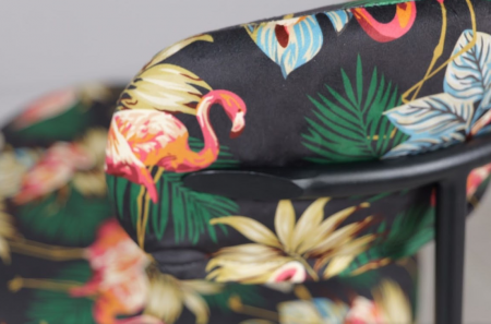 Стул обеденный TOP- Дакс черный (ноги металл черный)    