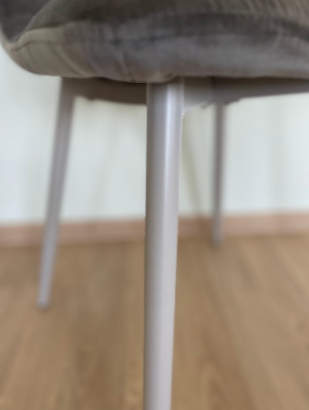 Стул обеденный VTR- N-41 (Темно-серый велюр/ Серый, Черный)  