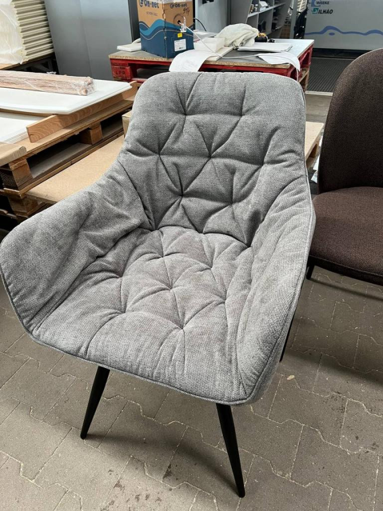 Стул INI- ARDEN черный каркас/серый 