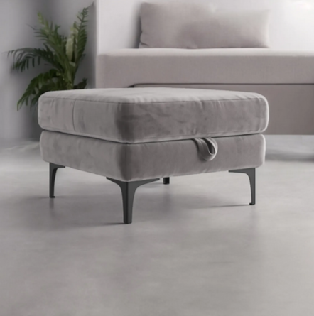 Пуф Mil- Sent 63x43x43, Серый