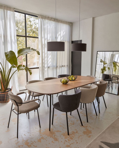 Стул Kave Home CISELIA CC3000KY12 (синель бежевая)