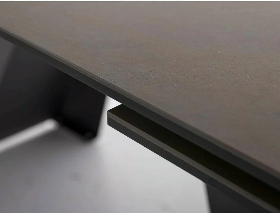 Стол раскладной PL- SIGNAL SALVADORE Бронзовый Ossido Bruno 160(240)*90 черный