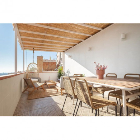 Стул обеденный Kava Home GLENVILLE (черный, коричневый)