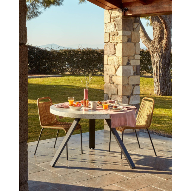 Стул обеденный Kava Home GLENVILLE (черный, коричневый)