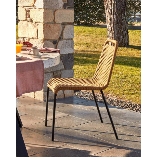 Стул обеденный Kava Home GLENVILLE (черный, коричневый)