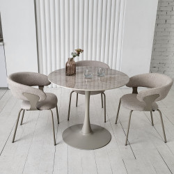 Стол обеденный модерн VTR- T-325 мистик грей / капучино