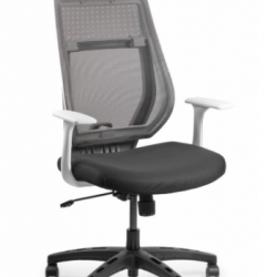Кресло офисное BRS- Team White/Grey Arm_w WGw-01