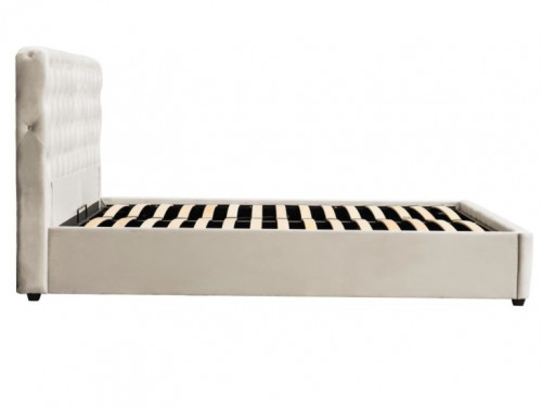 Кровать с подъемным газовым Avn- BELINDA 180 Light Grey