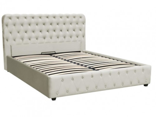 Кровать с подъемным газовым Avn- BELINDA 180 Light Grey