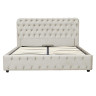 Кровать с подъемным газовым Avn- BELINDA 180 Light Grey