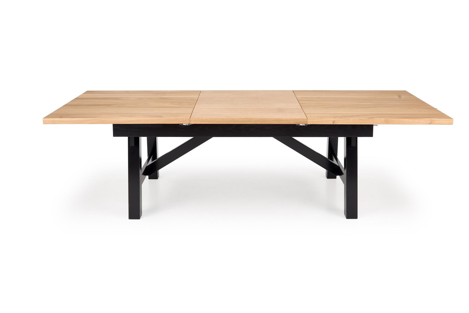 Стол HALMAR FIESTA дуб натуральный-черный