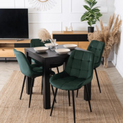 Стул кухонный Ont- CHRIS Зеленый/черный