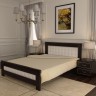 Кровать двуспальная деревянная AWD- Валенсия (с мягкой вставкой)