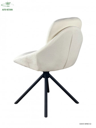 Стул обеденный с автоповоротом ISLA Perfect (бежевый/черный)