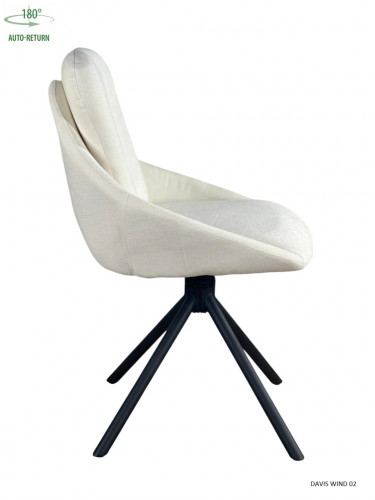 Стул обеденный с автоповоротом ISLA Perfect (бежевый/черный)