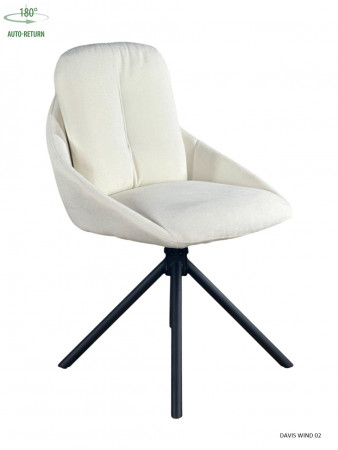 Стул обеденный с автоповоротом ISLA Perfect (бежевый/черный)