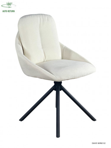 Стул обеденный с автоповоротом ISLA Perfect (бежевый/черный)