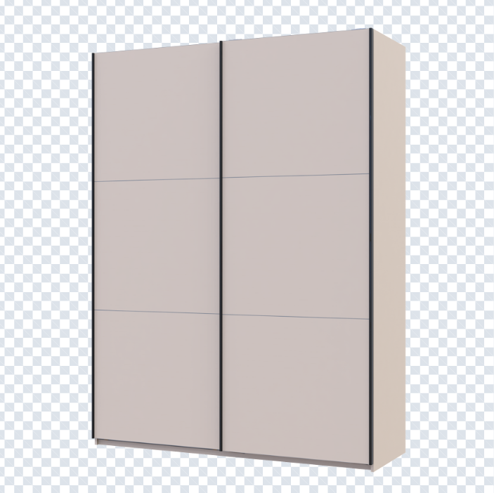 Шкаф - купе DRS- G-Caiser (180х60х240 см) 2 ДСП/ 3 части Кашемир