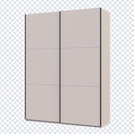 Шкаф - купе DRS- G-Caiser (180х60х240 см) 2 ДСП/ 3 части Кашемир