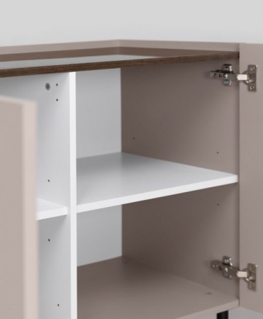 Комод MRK- Нео 3дв 1,6 м Глянец дуб Ливорно/ супермат Тоффи 