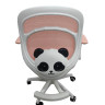 Кресло вращающееся детское с подставкой для ног Perfect KIDS PANDA розовый