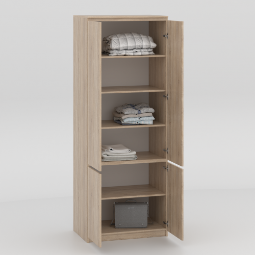 Шкаф Стиль-80 (6 полок) 211х80х52 cм KOD- ШК-80 стиль полки