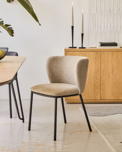 Стул Kave Home CISELIA CC3000KY10 (синель коричневая)