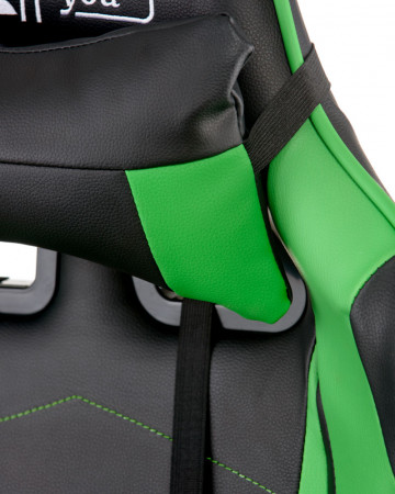 Кресло офисноеTPRO- ExtremeRace black/green E5623