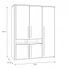 Шкаф PL- Forte Surfinio SFNS731
