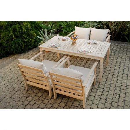 Стол из бука WDM- LEGATO 160х80 см 