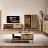 Витрина низкая с подсветкой Perfect Home Уилсон / Wilson 2-дверная 1D1W/113 Дуб эвок
