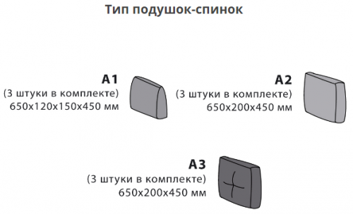 Диван трехместный MLX- KOMBI 1 (Комби)