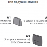 Диван трехместный MLX- KOMBI 1 (Комби)