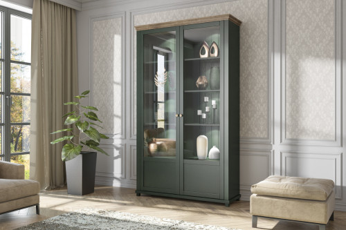 Витрина 2 дв (2 стекла) HELVETIA EVORA WM