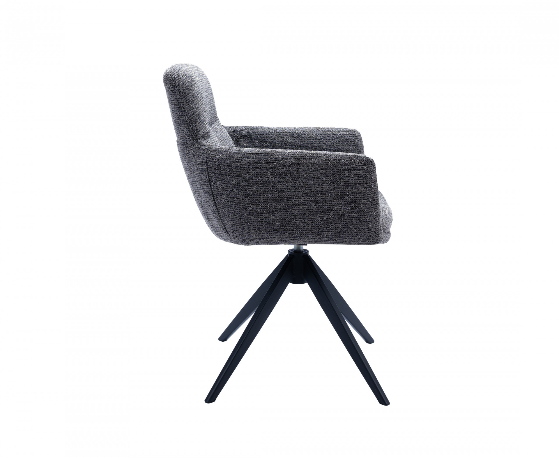 Стул обеденный поворотный VTR- R-185 (антрацит/чорный)