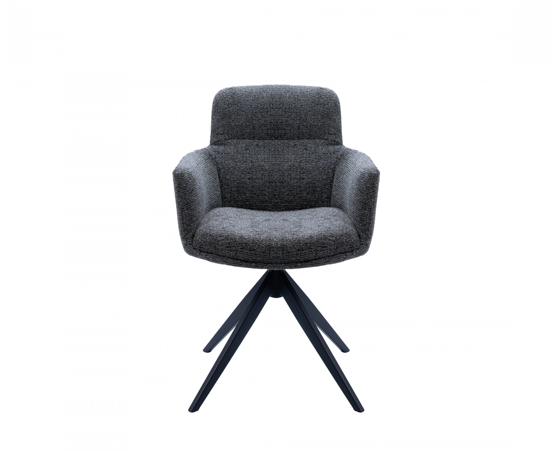 Стул обеденный поворотный VTR- R-185 (антрацит/чорный)