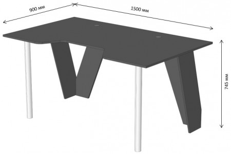Компьютерный стол LION- Квест Кашемир (LION-041175) 
