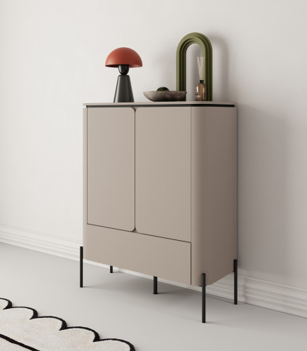 Комод на 2 двери и 1 ящик Helvetia BELLO 24COOB42 (конго)