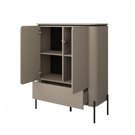 Комод на 2 двери и 1 ящик Helvetia BELLO 24COOB42 (конго)