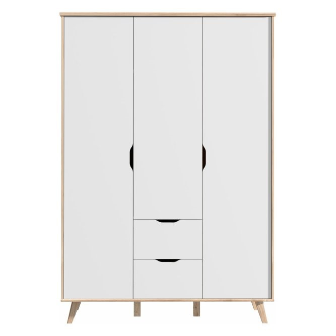 Шкаф на 3 двери Forte VANKKA FINVNKS831 (дуб/белый)