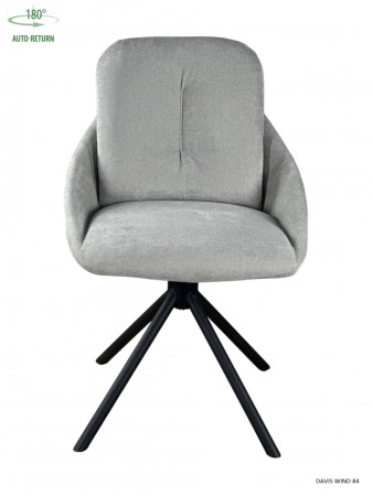 Стул обеденный с автоповоротом ISLA Perfect (серый/черный)