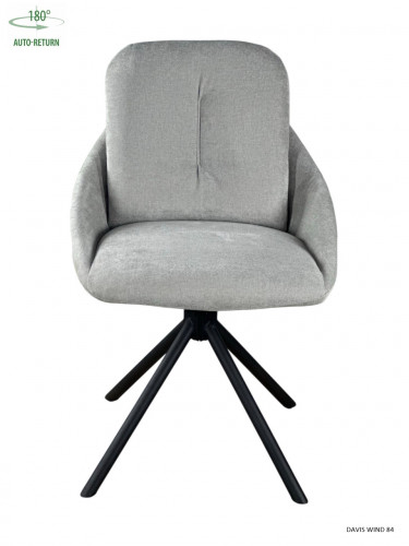 Стул обеденный с автоповоротом ISLA Perfect (серый/черный)