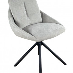 Стул обеденный с автоповоротом ISLA Perfect (серый/черный)